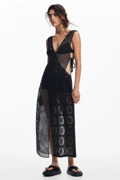 Monederos|Monederos-Desigual Vestido crochet