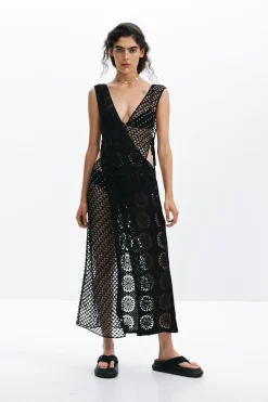 Monederos|Monederos-Desigual Vestido crochet