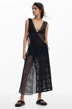 Monederos|Monederos-Desigual Vestido crochet