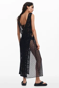 Monederos|Monederos-Desigual Vestido crochet