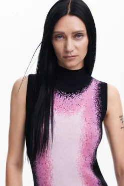Ropa De Punto|Vestidos Y Monos-Desigual Vestido degradado Maitrepierre