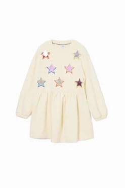 Vestidos-Desigual Vestido estrellas sudadera