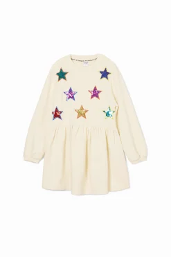 Vestidos-Desigual Vestido estrellas sudadera