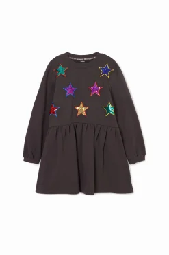 Vestidos-Desigual Vestido estrellas sudadera