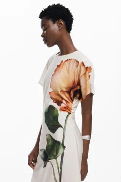 Vestidos Y Monos-Desigual Vestido flor