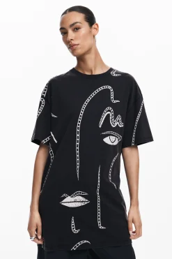 Vestidos Y Monos-Desigual Vestido ilustraciones