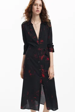 Vestidos Y Monos-Desigual Vestido midi camisero M. Christian Lacroix