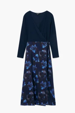 Vestidos Y Monos-Desigual Vestido midi combinado