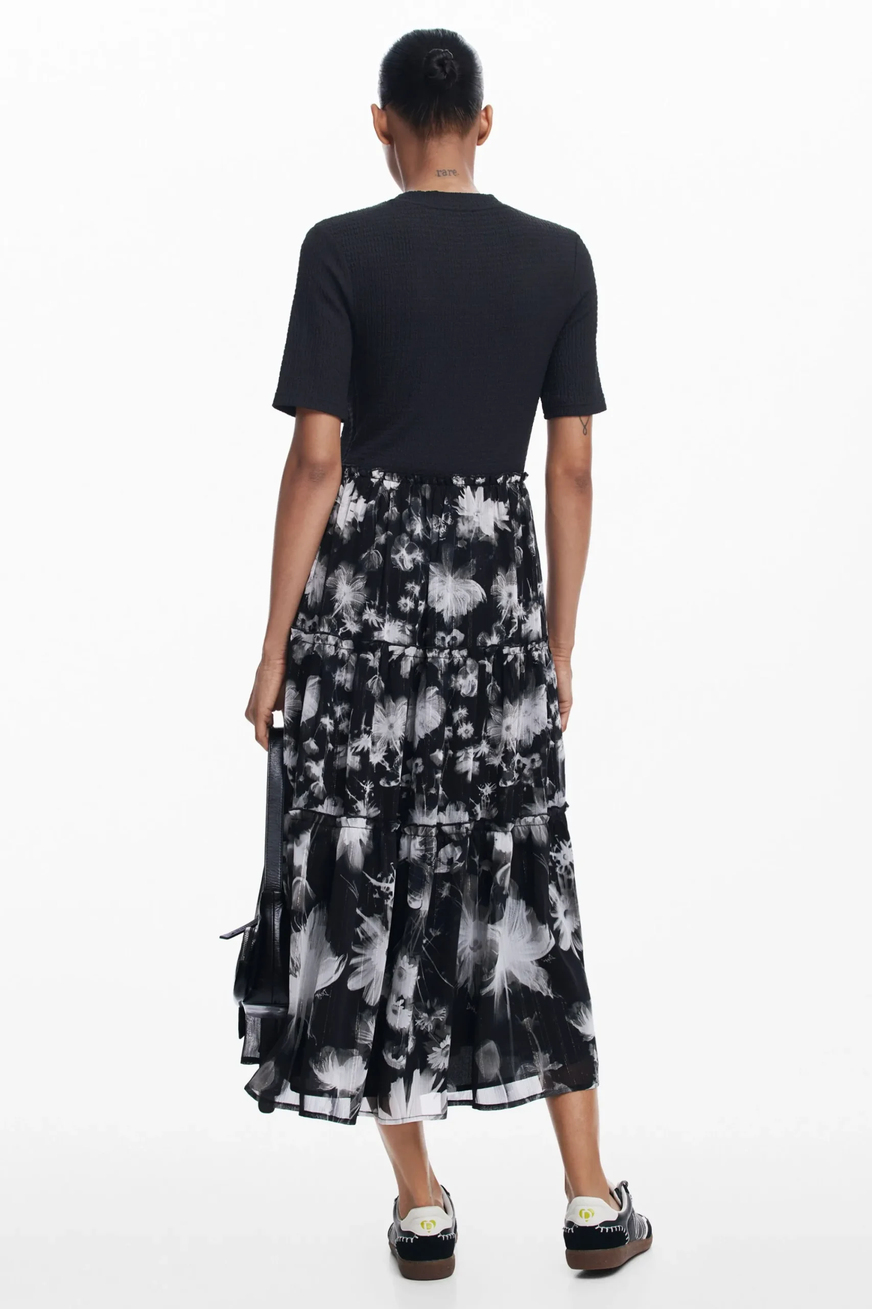 Vestidos Y Monos-Desigual Vestido midi combinado