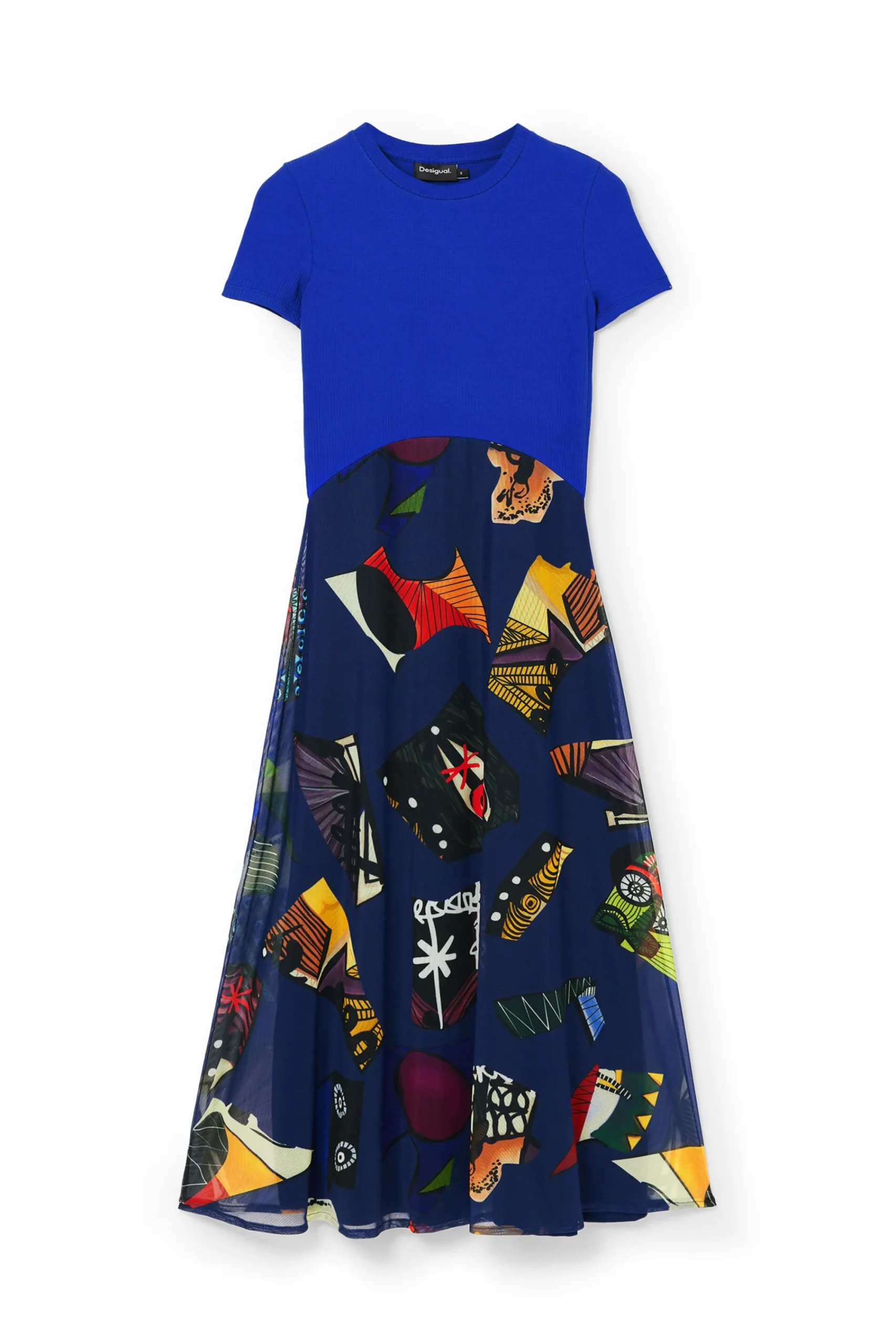 Vestidos Y Monos-Desigual Vestido midi combinado M. Christian Lacroix