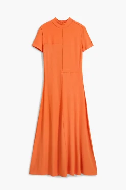 Vestidos Y Monos-Desigual Vestido midi cuello alto