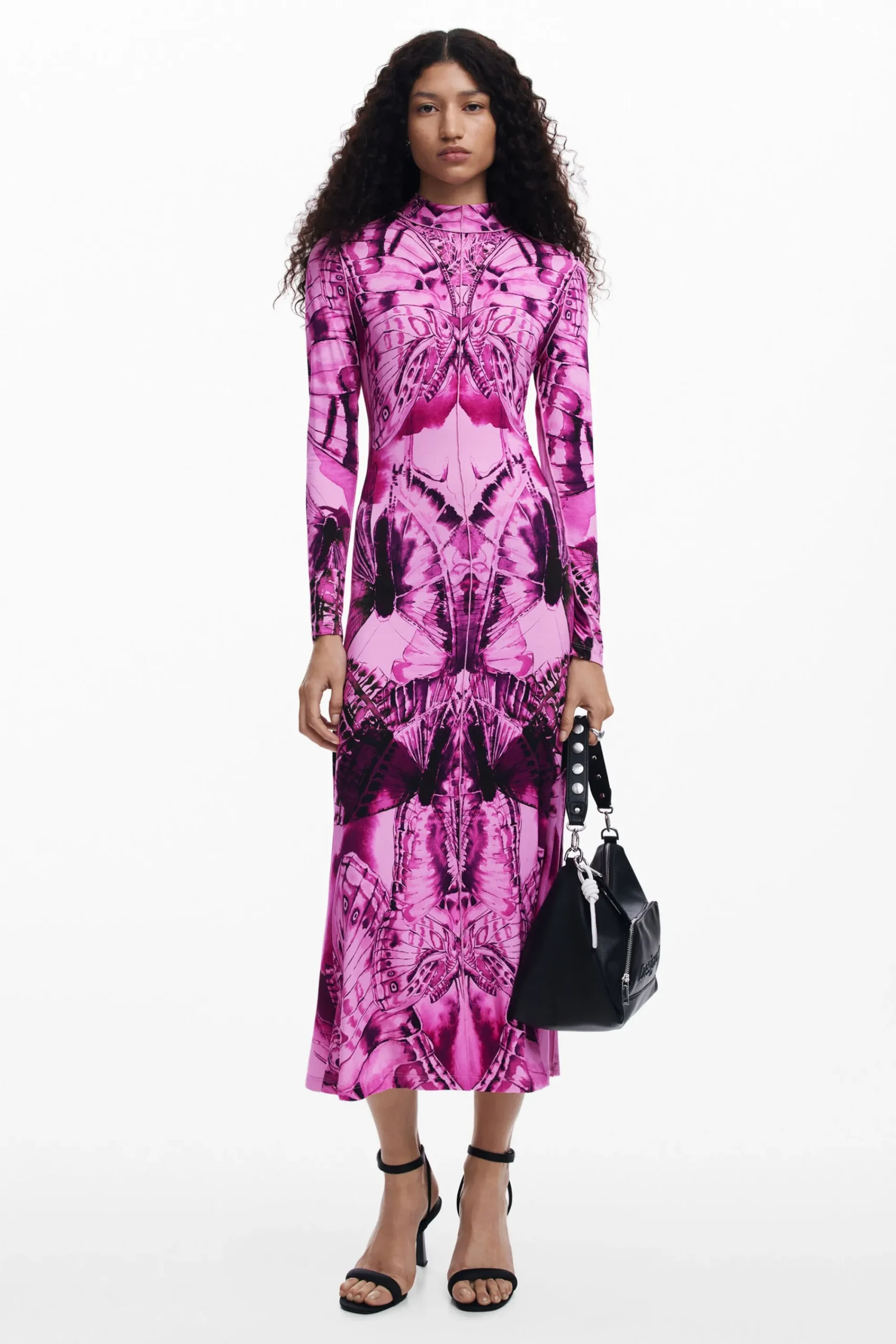 Vestidos Y Monos-Desigual Vestido midi estampado