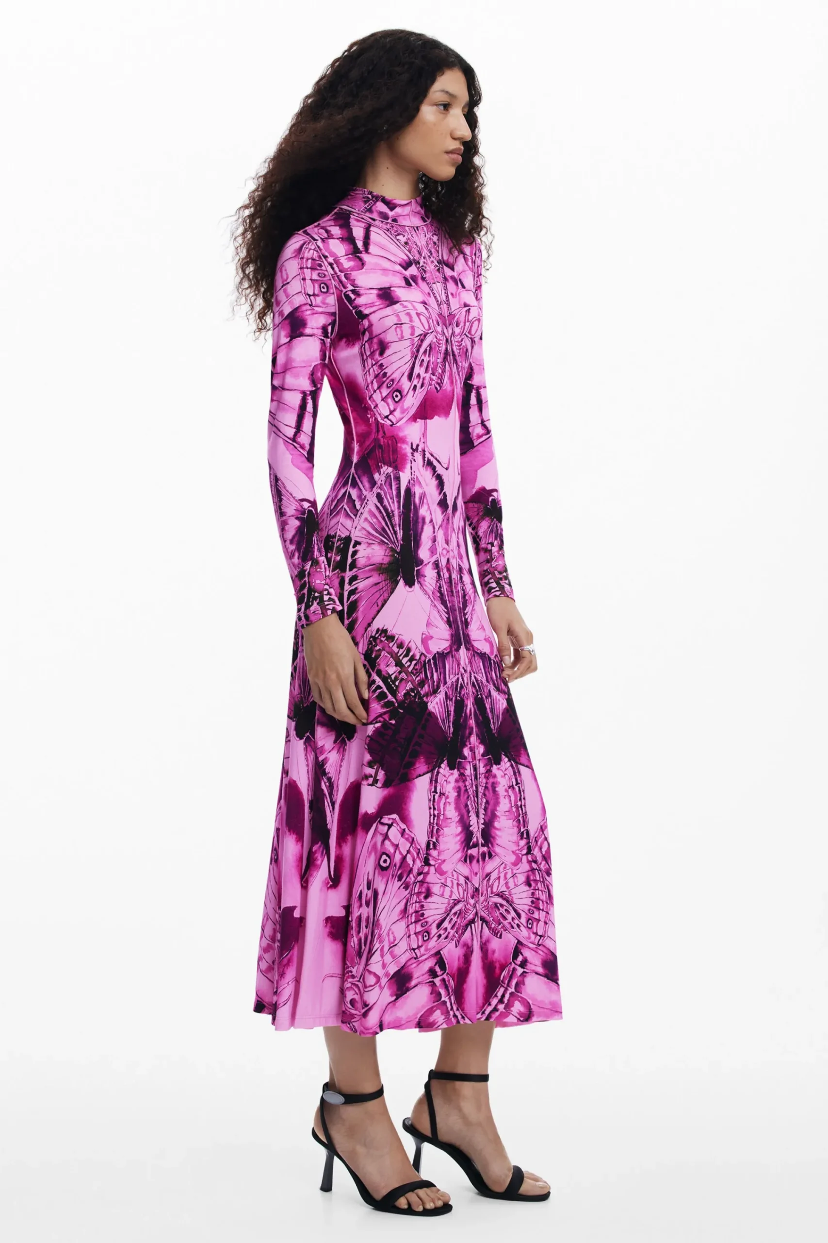 Vestidos Y Monos-Desigual Vestido midi estampado