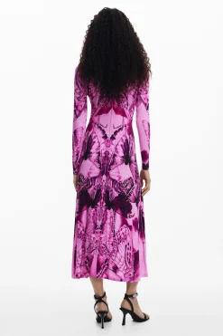 Vestidos Y Monos-Desigual Vestido midi estampado