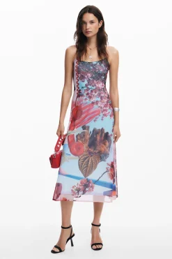 Vestidos Y Monos-Desigual Vestido midi estampado M. Christian Lacroix