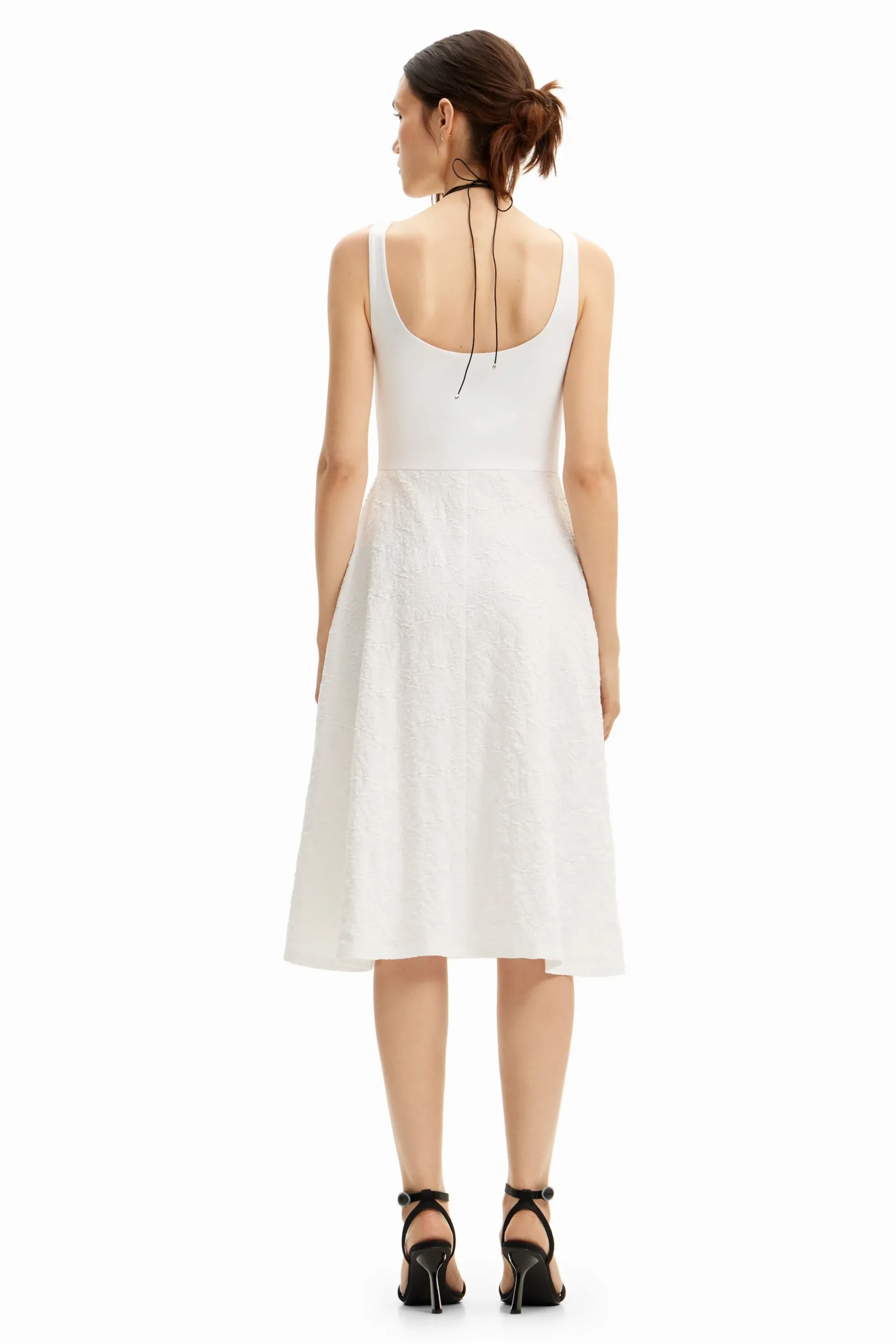 Vestidos Y Monos-Desigual Vestido midi evasé
