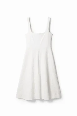Vestidos Y Monos-Desigual Vestido midi evasé