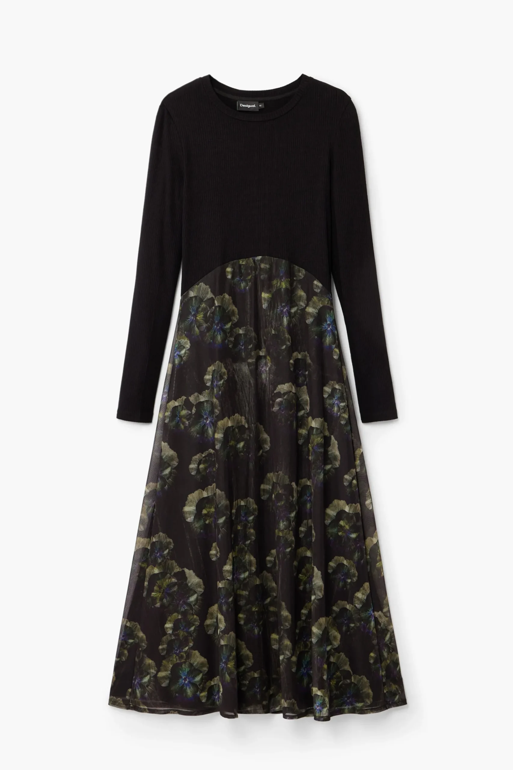 Vestidos Y Monos-Desigual Vestido midi floral M. Christian Lacroix
