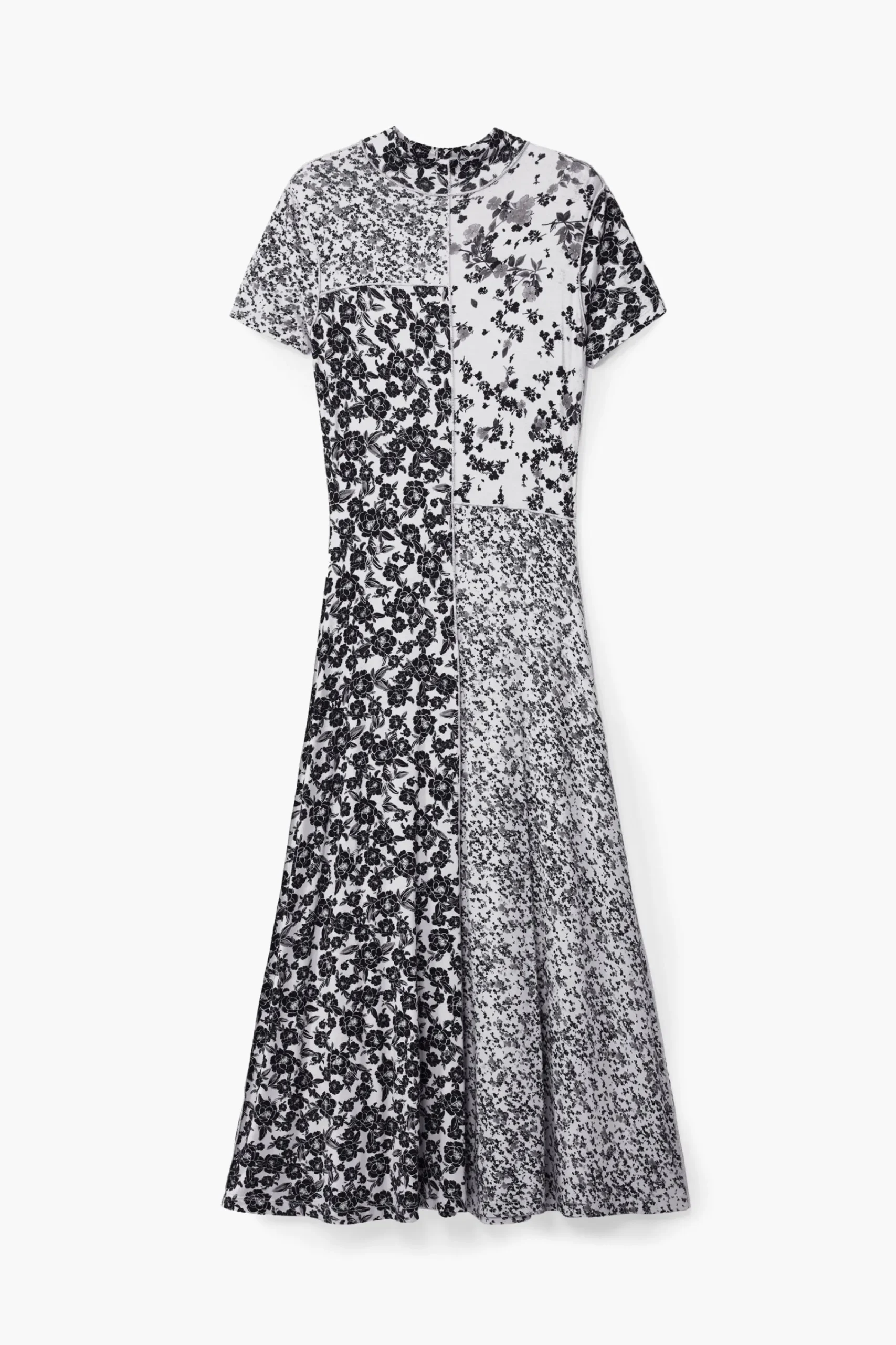 Vestidos Y Monos-Desigual Vestido midi flores