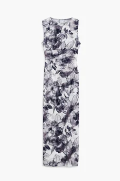 Vestidos Y Monos-Desigual Vestido midi flores
