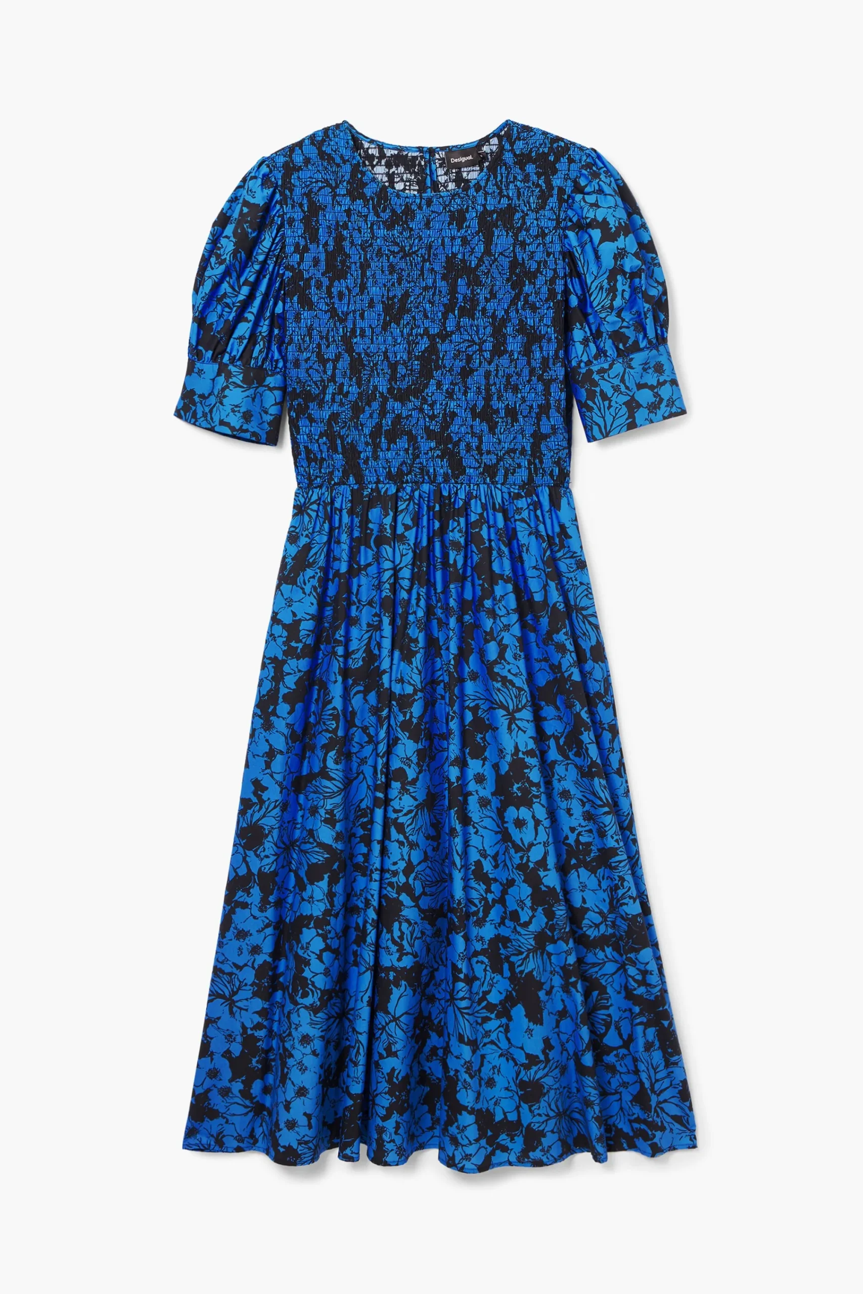 Vestidos Y Monos-Desigual Vestido midi flores
