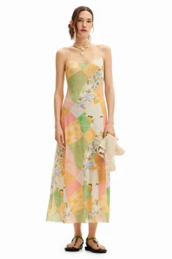 Vestidos Y Monos-Desigual Vestido midi híbrido