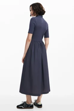 Vestidos Y Monos-Desigual Vestido midi híbrido