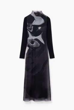 Ropa De Punto|Vestidos Y Monos-Desigual Vestido midi multiposición