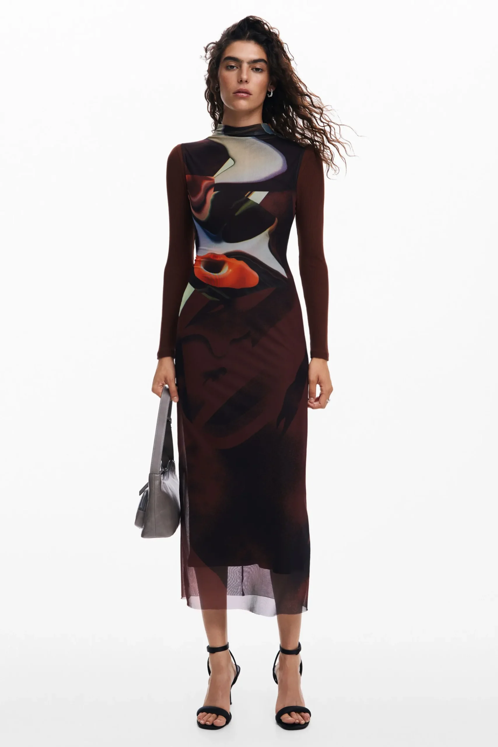 Vestidos Y Monos-Desigual Vestido midi multiposición