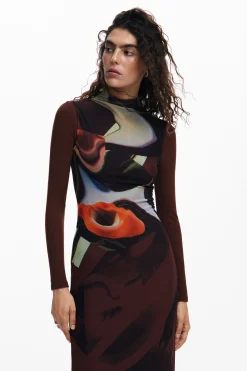 Vestidos Y Monos-Desigual Vestido midi multiposición