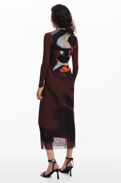 Vestidos Y Monos-Desigual Vestido midi multiposición