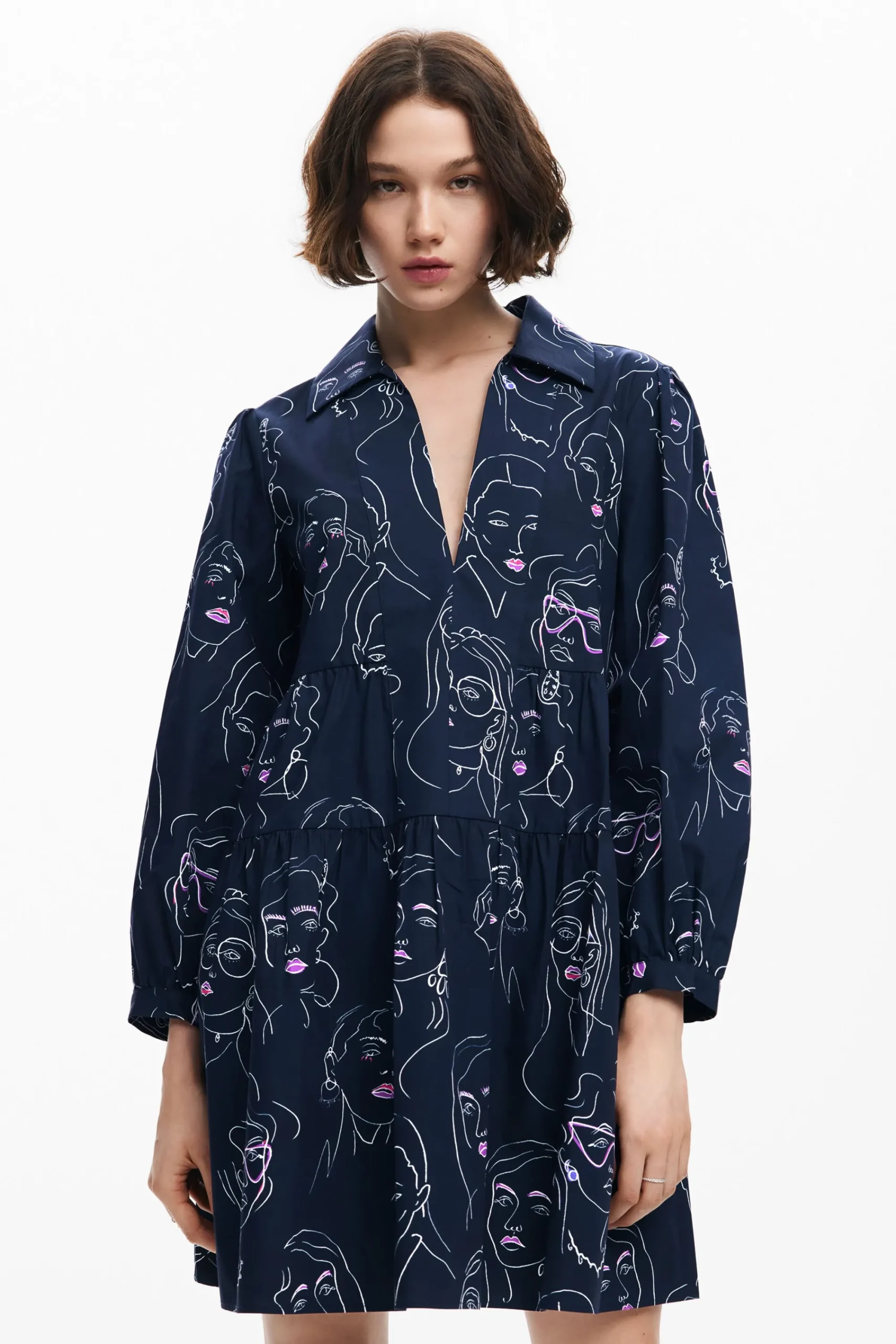 Vestidos Y Monos-Desigual Vestido mini caras