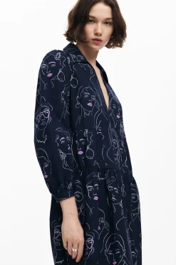 Vestidos Y Monos-Desigual Vestido mini caras
