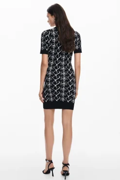 Ropa De Punto|Vestidos Y Monos-Desigual Vestido mini estampado M. Christian Lacroix