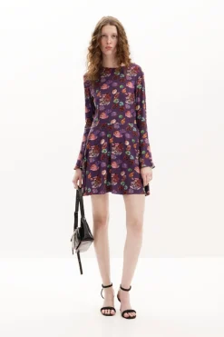 Vestidos Y Monos-Desigual Vestido mini flores M. Christian Lacroix