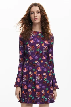 Vestidos Y Monos-Desigual Vestido mini flores M. Christian Lacroix