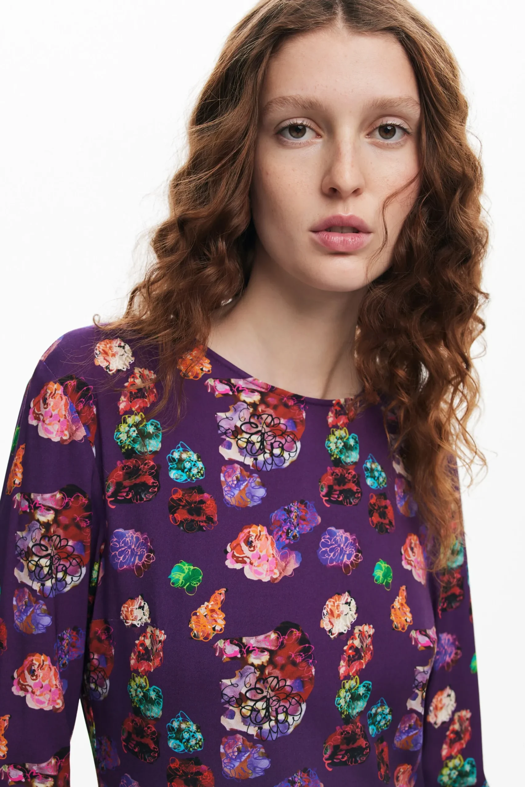 Vestidos Y Monos-Desigual Vestido mini flores M. Christian Lacroix