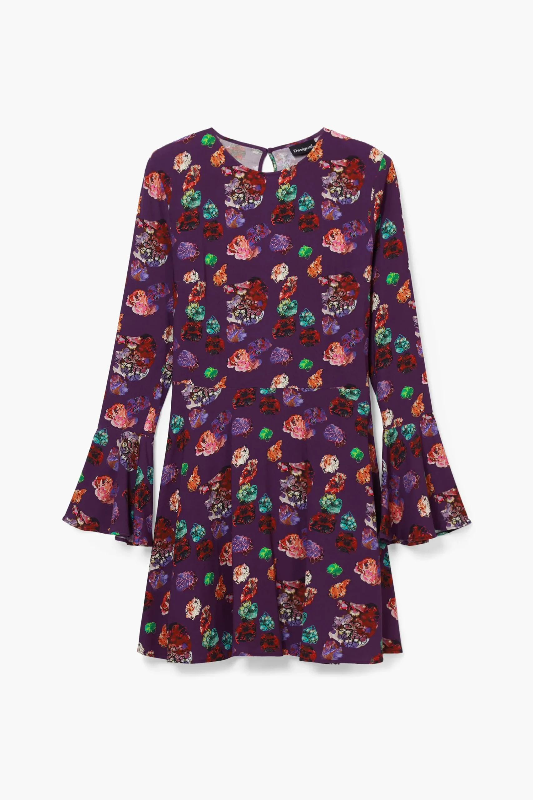Vestidos Y Monos-Desigual Vestido mini flores M. Christian Lacroix