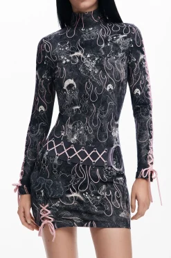 Vestidos Y Monos-Desigual Vestido mini María Escoté