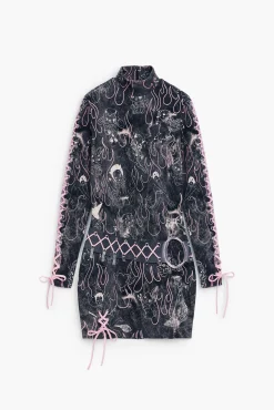 Vestidos Y Monos-Desigual Vestido mini María Escoté