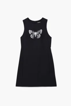 Vestidos Y Monos-Desigual Vestido mini mariposa