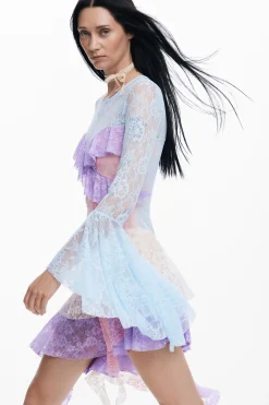 Vestidos Y Monos-Desigual Vestido romántico María Escoté