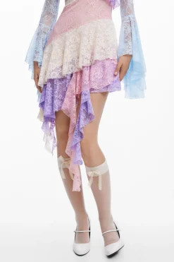 Vestidos Y Monos-Desigual Vestido romántico María Escoté