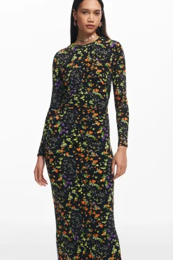 Vestidos Y Monos-Desigual Vestido slim flores