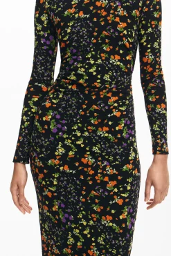 Vestidos Y Monos-Desigual Vestido slim flores