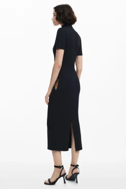 Vestidos Y Monos-Desigual Vestido slim midi mariposas