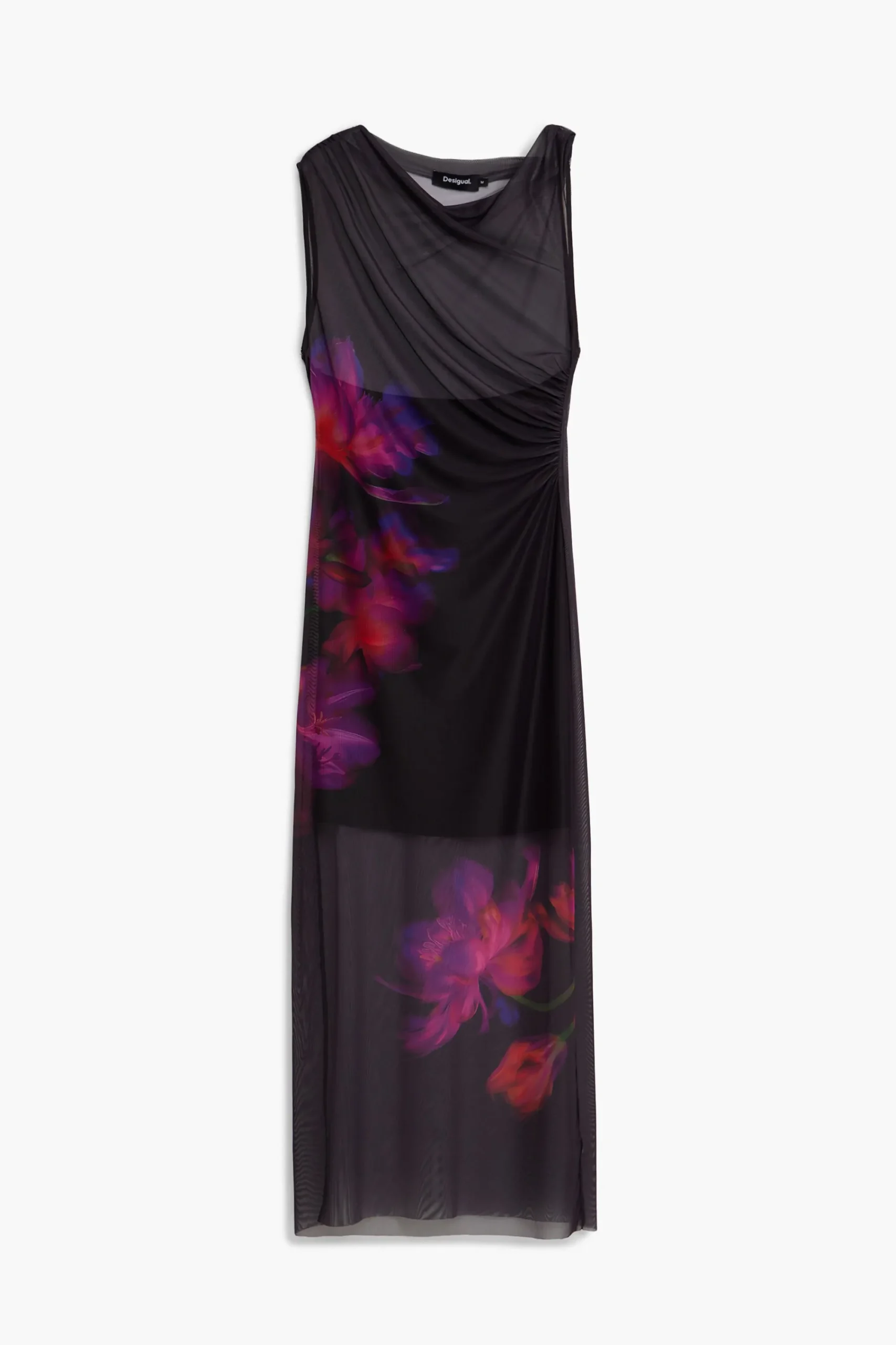 Vestidos Y Monos-Desigual Vestido tul flores
