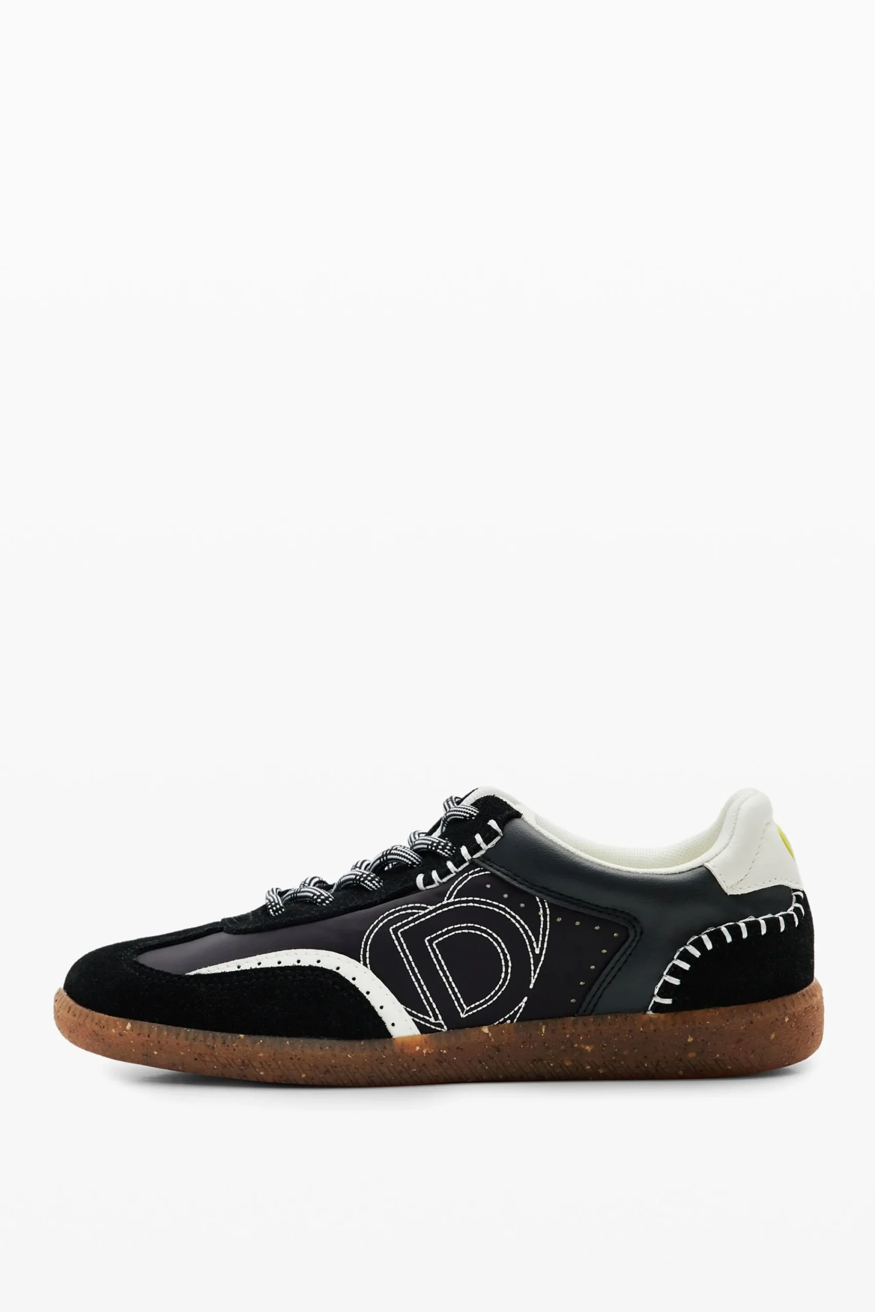 Zapatos-Desigual Zapatillas retro serraje
